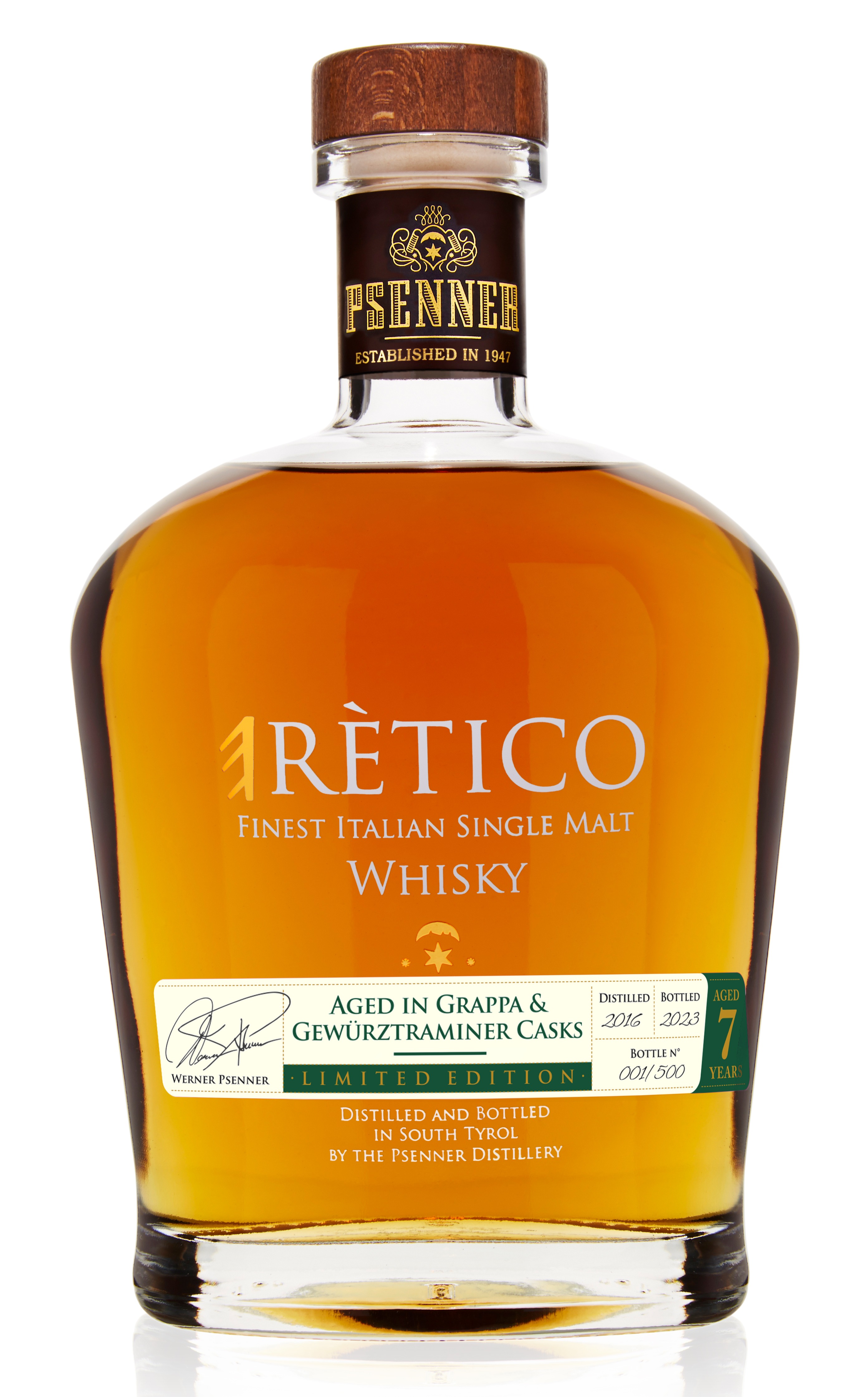 Eretico Whiskey 7 years Grappa & Gewürztraminer